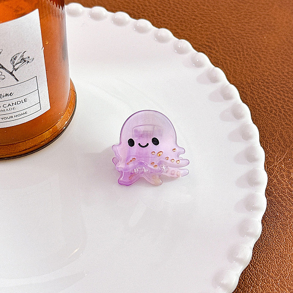 PandaHall Marine Animal Shaps Mini Claw Hair Clips, Cellulose Acetate Ponytail Hair Clip for Girls Women, Jellyfish, 30x25x25mm Cellulose...
PandaHall Marine Animal Shaps Mini Claw Hair Clips, Cellulose Acetate Ponytail Hair Clip for Girls Women, Jellyfish, 30x25x25mm Cellulose...