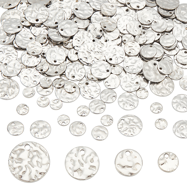PandaHall 200pcs 4 style 304 Stainless Steel Charms, Textured, Flat Round, Stainless Steel Color, 6~12x1mm, Hole: 1.2mm, 50pcs/style 304...
PandaHall 200pcs 4 style 304 Stainless Steel Charms, Textured, Flat Round, Stainless Steel Color, 6~12x1mm, Hole: 1.2mm, 50pcs/style 304...