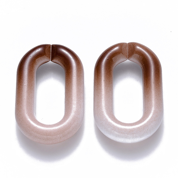 PandaHall Two Tone Opaque Acrylic Linking Rings, Quick Link Connectors, for Cable Chains Making, Oval, Camel, 39x23.5x7mm, Inner Diameter..., Brown
PandaHall Two Tone Opaque Acrylic Linking Rings, Quick Link Connectors, for Cable Chains Making, Oval, Camel, 39x23.5x7mm, Inner Diameter..., Brown