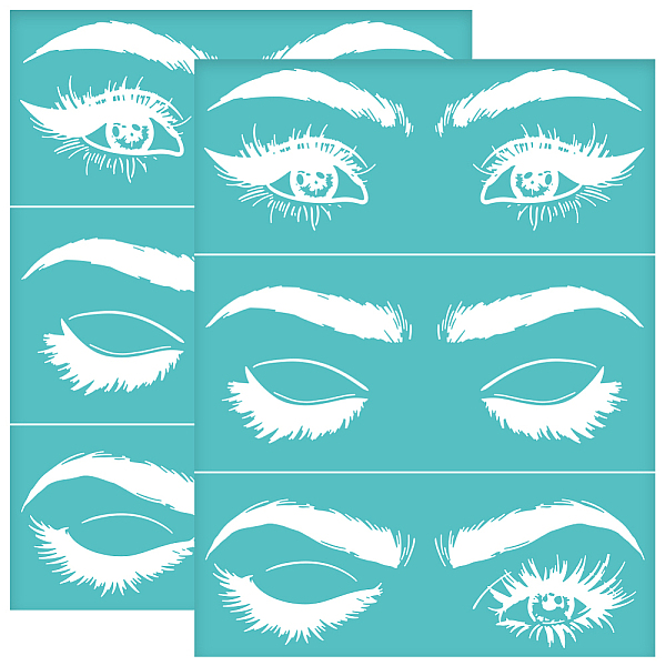 PandaHall OLYCRAFT 2Pcs 8.6x11 Inch Eye Pattern Self-Adhesive Silk Screen Printing Stencil Closed Eyes Open Eyes Silk Screen Stencil...
PandaHall OLYCRAFT 2Pcs 8.6x11 Inch Eye Pattern Self-Adhesive Silk Screen Printing Stencil Closed Eyes Open Eyes Silk Screen Stencil...