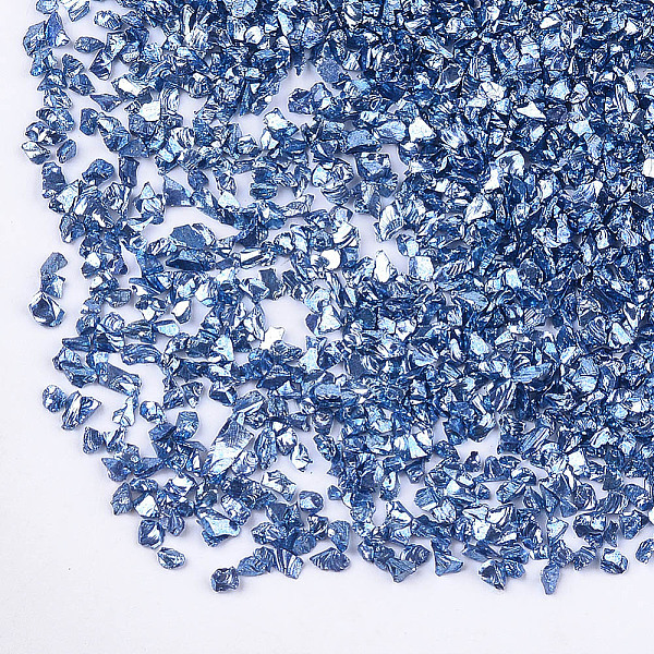 PandaHall Plated Glass Seed Beads, For Nail Art Decoration Accessories, No Hole/Undrilled, Chips, Royal Blue, 2~7x1~5x0.5~2mm, about...
PandaHall Plated Glass Seed Beads, For Nail Art Decoration Accessories, No Hole/Undrilled, Chips, Royal Blue, 2~7x1~5x0.5~2mm, about...