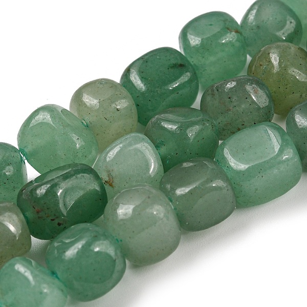 PandaHall Natural Green Aventurine Bead Strands, Tumbled Stone, Nuggets, 7~9.5x9~11x7~11mm, Hole: 1mm, about 42~43pcs/strand...
PandaHall Natural Green Aventurine Bead Strands, Tumbled Stone, Nuggets, 7~9.5x9~11x7~11mm, Hole: 1mm, about 42~43pcs/strand...