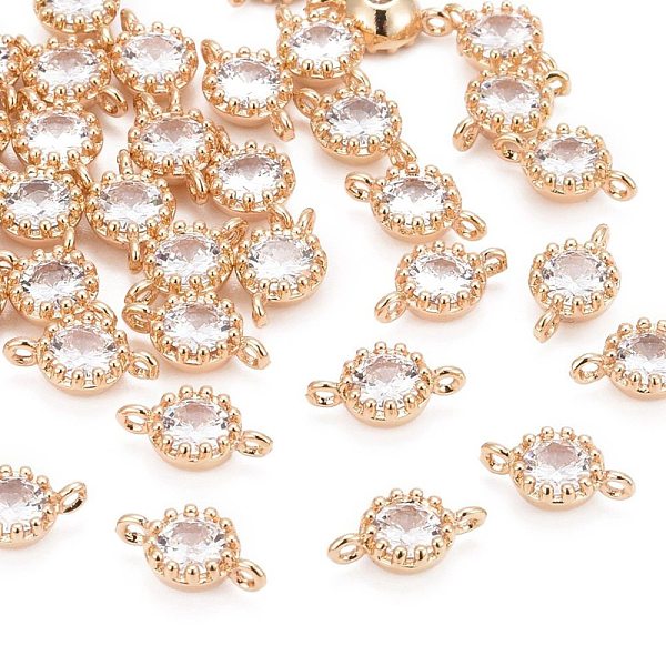 PandaHall Flower Brass Micro Pave Cubic Zirconia Links, Cadmium Free & Nickel Free & Lead Free, Light Gold, 11.5x6x4mm, Hole: 1mm...
PandaHall Flower Brass Micro Pave Cubic Zirconia Links, Cadmium Free & Nickel Free & Lead Free, Light Gold, 11.5x6x4mm, Hole: 1mm...