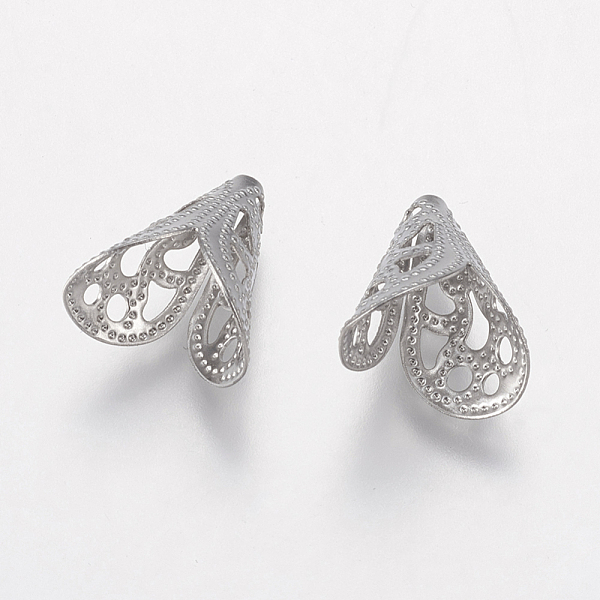 PandaHall 304 Stainless Steel Bead Cone, Apetalous, Stainless Steel Color, 12x10.5x8mm, Hole: 1.5mm 304 Stainless Steel
PandaHall 304 Stainless Steel Bead Cone, Apetalous, Stainless Steel Color, 12x10.5x8mm, Hole: 1.5mm 304 Stainless Steel