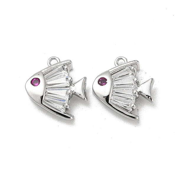 PandaHall Brass Micro Pave Cubic Zirconia Charms, with Glass, Fish, Real Platinum Plated, 12x10.5x3.5mm, Hole: 1mm Brass+Cubic Zirconia Fish..., Clear
PandaHall Brass Micro Pave Cubic Zirconia Charms, with Glass, Fish, Real Platinum Plated, 12x10.5x3.5mm, Hole: 1mm Brass+Cubic Zirconia Fish..., Clear
