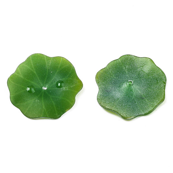 PandaHall Plastic Pendants, Lotus Leaf, Green, 30x29x4mm, Hole: 1mm Plastic Leaf Green
PandaHall Plastic Pendants, Lotus Leaf, Green, 30x29x4mm, Hole: 1mm Plastic Leaf Green