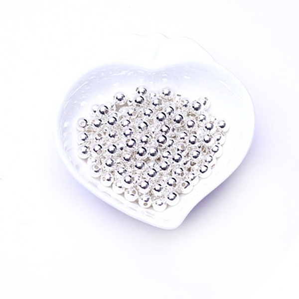 PandaHall Brass Beads, Long-Lasting Plated, Round, Silver, 1/8 inch(4mm) Brass Round
PandaHall Brass Beads, Long-Lasting Plated, Round, Silver, 1/8 inch(4mm) Brass Round