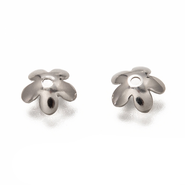 PandaHall 5-Petal 201 Stainless Steel Bead Caps, Flower, Stainless Steel Color, 7.5x8x2.3mm, Hole: 1.2mm 201 Stainless Steel
PandaHall 5-Petal 201 Stainless Steel Bead Caps, Flower, Stainless Steel Color, 7.5x8x2.3mm, Hole: 1.2mm 201 Stainless Steel
