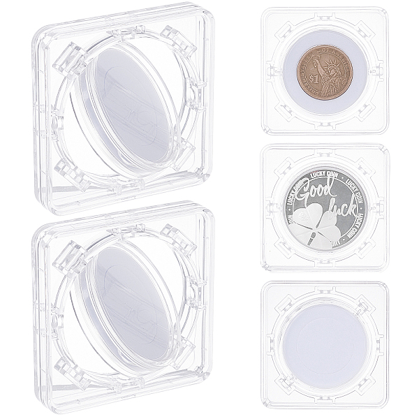 PandaHall Acrylic with Plastic Coin Display Box, Square, Clear, 6.05x6.05x1cm Acrylic Clear
PandaHall Acrylic with Plastic Coin Display Box, Square, Clear, 6.05x6.05x1cm Acrylic Clear