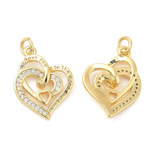 PandaHall Brass Micro Pave Cubic Zirconia Pendants, Heart, Real 18K Gold Plated, 20x15x4mm, Hole: 2.8mm Brass+Cubic Zirconia Heart Clear
PandaHall Brass Micro Pave Cubic Zirconia Pendants, Heart, Real 18K Gold Plated, 20x15x4mm, Hole: 2.8mm Brass+Cubic Zirconia Heart Clear