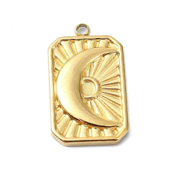 PandaHall Ion Plating(IP) 304 Stainless Steel Pendants, Real 18K Gold Plated, Rectangle Charm, Moon, 24x13.5x2.5mm, Hole: 1.8mm 304...
PandaHall Ion Plating(IP) 304 Stainless Steel Pendants, Real 18K Gold Plated, Rectangle Charm, Moon, 24x13.5x2.5mm, Hole: 1.8mm 304...