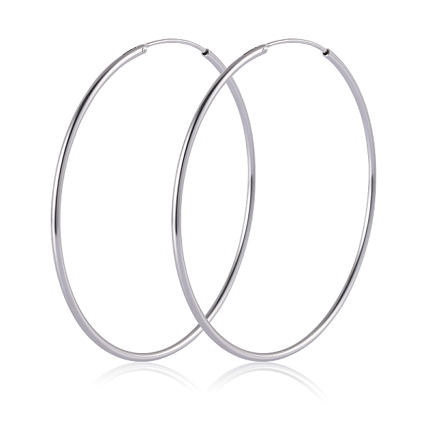 PandaHall Rhodium Plated 925 Sterling Silver Hoop Earrings Endless Unisex Small Hoop Earrings 50mm Gold Plating Huggie Hoop Earrings for...
PandaHall Rhodium Plated 925 Sterling Silver Hoop Earrings Endless Unisex Small Hoop Earrings 50mm Gold Plating Huggie Hoop Earrings for...