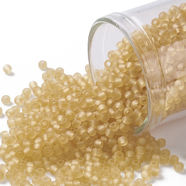 PandaHall TOHO Round Seed Beads, Japanese Seed Beads, (2F) Transparent Frost Light Topaz, 11/0, 2.2mm, Hole: 0.8mm, about 1110pcs/10g Glass..., Brown
PandaHall TOHO Round Seed Beads, Japanese Seed Beads, (2F) Transparent Frost Light Topaz, 11/0, 2.2mm, Hole: 0.8mm, about 1110pcs/10g Glass..., Brown