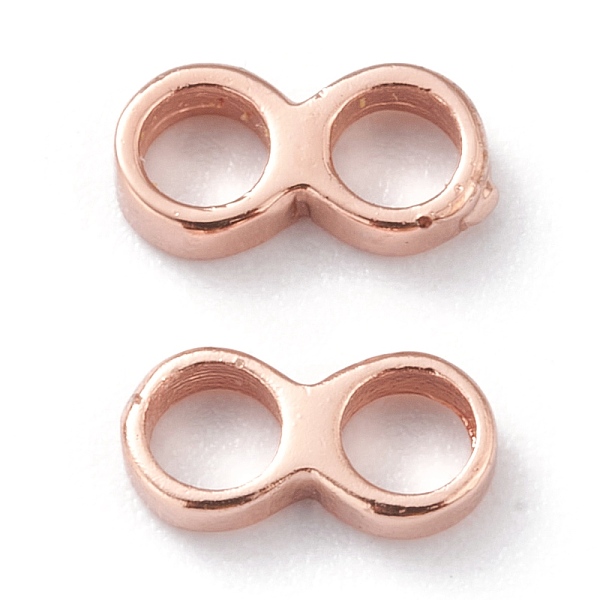 PandaHall Brass Multi-strand Links, Long-Lasting Plated, Infinity, Rose Gold, 9x2x4.5mm, Hole: 4mm Brass Infinity
PandaHall Brass Multi-strand Links, Long-Lasting Plated, Infinity, Rose Gold, 9x2x4.5mm, Hole: 4mm Brass Infinity