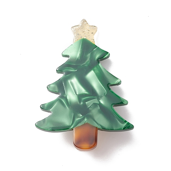 PandaHall Christmas Cellulose Acetate Alligator Hair Clip, with Alloy Chips, Christmas Tree, 45x32mm Cellulose Acetate Christmas Tree Green
PandaHall Christmas Cellulose Acetate Alligator Hair Clip, with Alloy Chips, Christmas Tree, 45x32mm Cellulose Acetate Christmas Tree Green