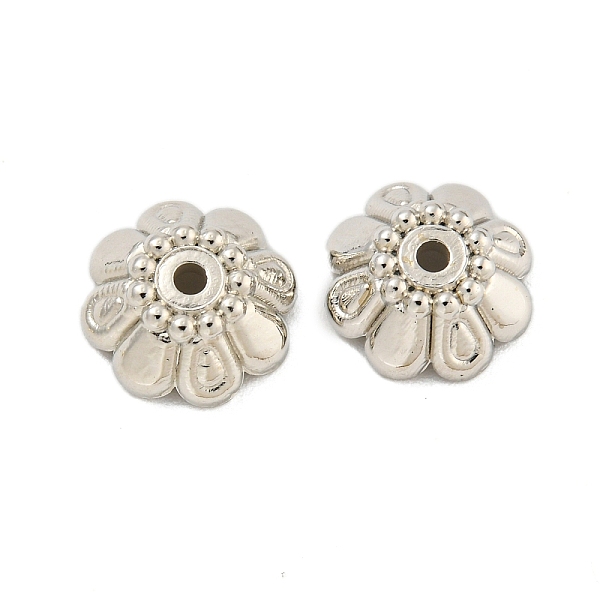 PandaHall CCB Plastic Bead Caps, Multi-Petal Flower, Platinum, 9.5x3.8mm, Hole: 1.4mm Plastic
PandaHall CCB Plastic Bead Caps, Multi-Petal Flower, Platinum, 9.5x3.8mm, Hole: 1.4mm Plastic
