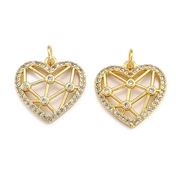 PandaHall Brass Micro Pave Clear Cubic Zirconia Pendants, Real 18K Gold Plated, Long-Lasting Plated, Heart, Clear, 17.5x17.5x3mm, Hole...
PandaHall Brass Micro Pave Clear Cubic Zirconia Pendants, Real 18K Gold Plated, Long-Lasting Plated, Heart, Clear, 17.5x17.5x3mm, Hole...