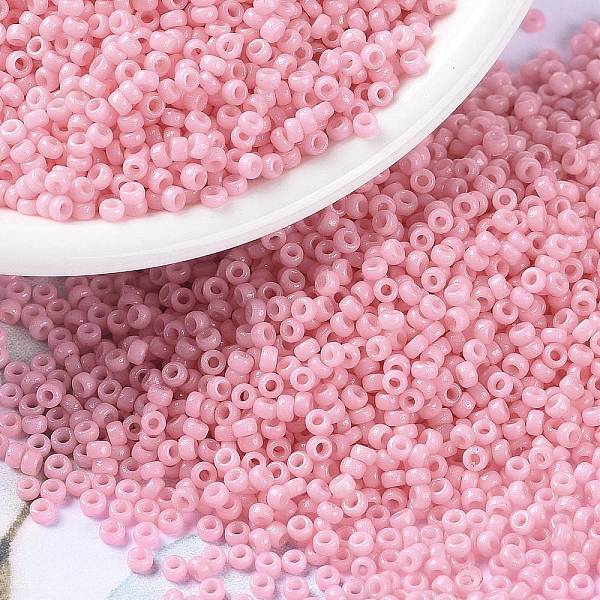 PandaHall MIYUKI Round Rocailles Beads, Japanese Seed Beads, 15/0, (RR4466) Duracoat Dyed Opaque Light Carnation, 1.5mm, Hole: 0.7mm, about..., Pink
PandaHall MIYUKI Round Rocailles Beads, Japanese Seed Beads, 15/0, (RR4466) Duracoat Dyed Opaque Light Carnation, 1.5mm, Hole: 0.7mm, about..., Pink