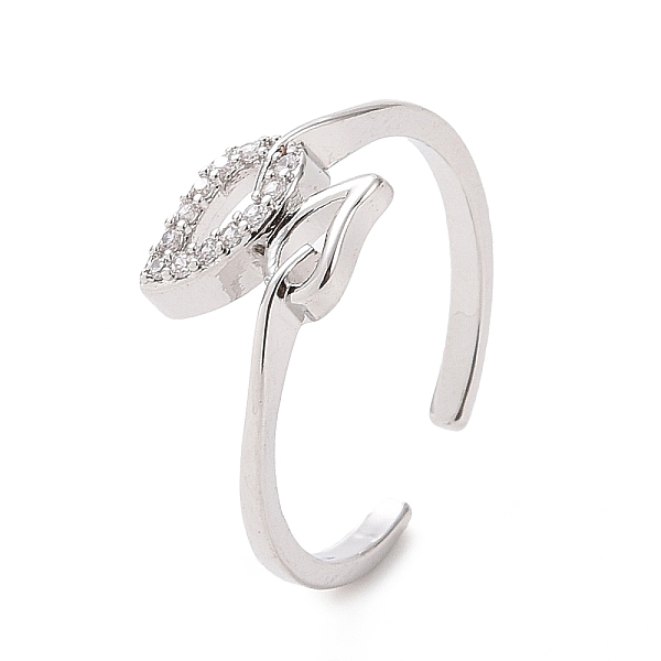 PandaHall Clear Cubic Zirconia Hollow Out Leaf Open Cuff Ring, Brass Jewelry for Women, Platinum, Inner Diameter: 16.8mm Brass+Cubic...
PandaHall Clear Cubic Zirconia Hollow Out Leaf Open Cuff Ring, Brass Jewelry for Women, Platinum, Inner Diameter: 16.8mm Brass+Cubic...