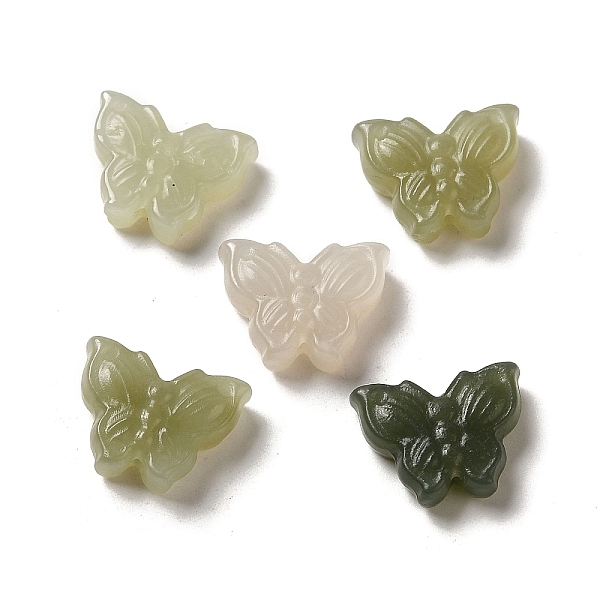PandaHall Natural Nephrite Jade/Hetian Jade Beads, Butterfly, 12x16x5mm, Hole: 1mm Nephrite Jade Butterfly
PandaHall Natural Nephrite Jade/Hetian Jade Beads, Butterfly, 12x16x5mm, Hole: 1mm Nephrite Jade Butterfly