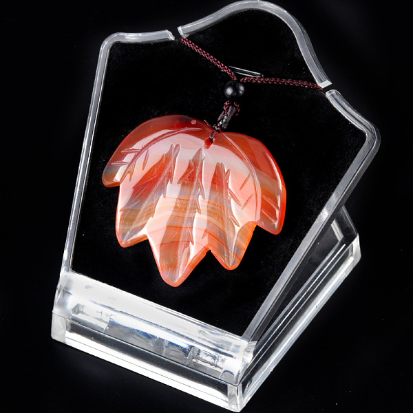 PandaHall Natural Carnelian Pendants Necklaces, Leaf, 14.96 inch(38cm) Carnelian Leaf
PandaHall Natural Carnelian Pendants Necklaces, Leaf, 14.96 inch(38cm) Carnelian Leaf
