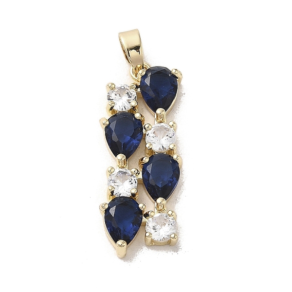PandaHall Brass Micro Pave Clear Cubic Zirconia Pendants, with Glass, Long-Lasting Plated, Teardrop, Prussian Blue, 28x11x3.5mm, Hole...
PandaHall Brass Micro Pave Clear Cubic Zirconia Pendants, with Glass, Long-Lasting Plated, Teardrop, Prussian Blue, 28x11x3.5mm, Hole...