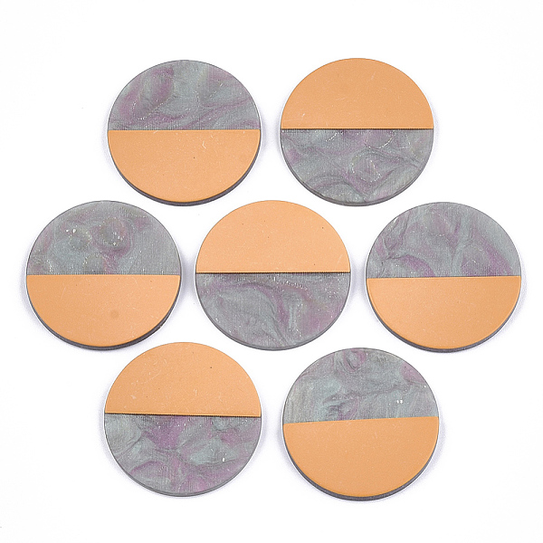 PandaHall Resin Cabochons, Two Tone, Flat Round, Sandy Brown, 30x3mm Resin Flat Round Brown
PandaHall Resin Cabochons, Two Tone, Flat Round, Sandy Brown, 30x3mm Resin Flat Round Brown