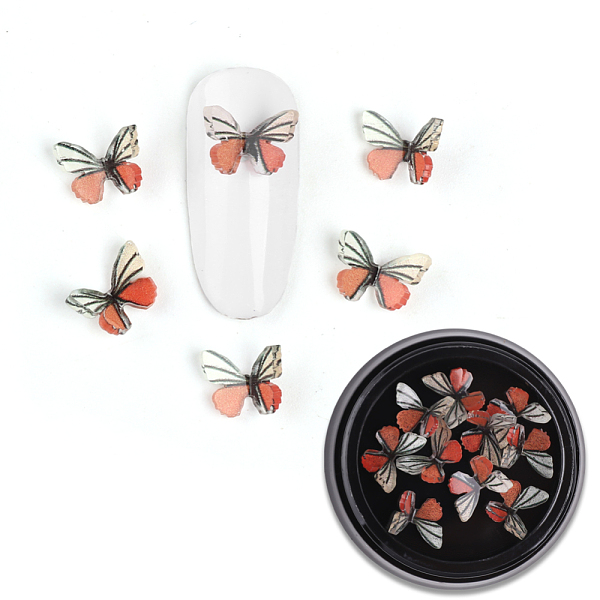 PandaHall 3D Resin Cabochons, Nail Art Studs, Nail Art Decoration Accessories, Butterfly, Salmon, 7.5x7~8x2~3mm, 10pcs/box Resin Butterfly..., Red
PandaHall 3D Resin Cabochons, Nail Art Studs, Nail Art Decoration Accessories, Butterfly, Salmon, 7.5x7~8x2~3mm, 10pcs/box Resin Butterfly..., Red