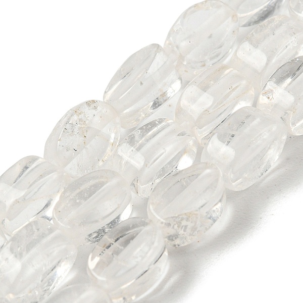 PandaHall Natural Quartz Crystal Beads Strands, Rock Crystal Beads, Flat Oval, 6~6.5x4~4.5x2.5mm, Hole: 0.6mm, about 64pcs/strand, 15.94''...
PandaHall Natural Quartz Crystal Beads Strands, Rock Crystal Beads, Flat Oval, 6~6.5x4~4.5x2.5mm, Hole: 0.6mm, about 64pcs/strand, 15.94''...