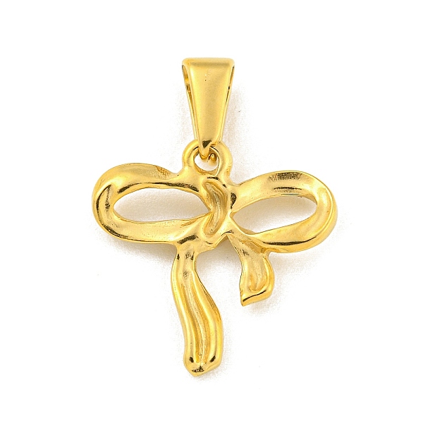 PandaHall Ion Plating(IP) 304 Stainless Steel Pendants, Bowknot Charm, Golden, 19x19x3mm, Hole: 8x3.5mm 304 Stainless Steel Bowknot
PandaHall Ion Plating(IP) 304 Stainless Steel Pendants, Bowknot Charm, Golden, 19x19x3mm, Hole: 8x3.5mm 304 Stainless Steel Bowknot