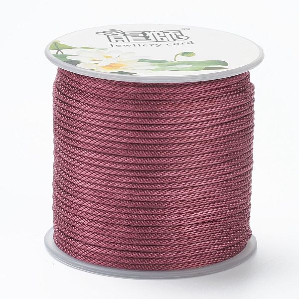 PandaHall Polyester Braided Cords, for Jewelry Making Beading Crafting, Indian Red, 1.5mm, about 21.87 yards(20m)/roll Polyester
PandaHall Polyester Braided Cords, for Jewelry Making Beading Crafting, Indian Red, 1.5mm, about 21.87 yards(20m)/roll Polyester