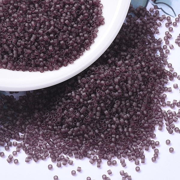 PandaHall MIYUKI Delica Beads, Cylinder, Japanese Seed Beads, 11/0, (DB1264) Matte Transparent Mauve, 1.3x1.6mm, Hole: 0.8mm, about..., Purple
PandaHall MIYUKI Delica Beads, Cylinder, Japanese Seed Beads, 11/0, (DB1264) Matte Transparent Mauve, 1.3x1.6mm, Hole: 0.8mm, about..., Purple