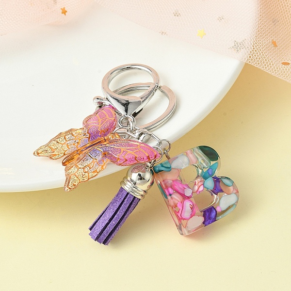 PandaHall Resin Letter & Acrylic Butterfly Charms Keychain, Tassel Pendant Keychain with Alloy Keychain Clasp, Letter B, 9cm Acrylic Letter...
PandaHall Resin Letter & Acrylic Butterfly Charms Keychain, Tassel Pendant Keychain with Alloy Keychain Clasp, Letter B, 9cm Acrylic Letter...