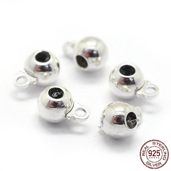 PandaHall Rhodium Plated 925 Sterling Silver Tube Bails, Loop Bails, Bail Beads, with Rubber Inside, Slider Stopper Beads, Round, Platinum...
PandaHall Rhodium Plated 925 Sterling Silver Tube Bails, Loop Bails, Bail Beads, with Rubber Inside, Slider Stopper Beads, Round, Platinum...