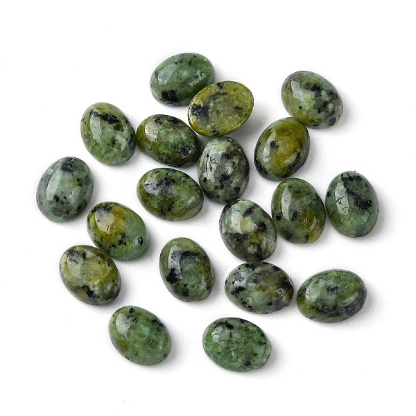 PandaHall Natural African Turquoise(Jasper) Cabochons, Oval, 8~8.5x6~6.5x2.5~3.5mm African Turquoise(Jasper) Oval
PandaHall Natural African Turquoise(Jasper) Cabochons, Oval, 8~8.5x6~6.5x2.5~3.5mm African Turquoise(Jasper) Oval