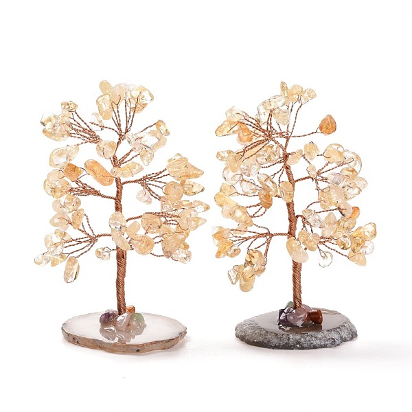 PandaHall Natural Citrine Chips & Agate Pedestal Display Decorations, Tree of Life Healing Stone Tree, for Reiki Healing Crystals Chakra...
PandaHall Natural Citrine Chips & Agate Pedestal Display Decorations, Tree of Life Healing Stone Tree, for Reiki Healing Crystals Chakra...