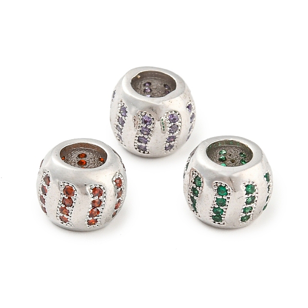 PandaHall Rack Plating Brass Micro Pave Cubic Zirconia Europeam Beads, Large Hole Beads, Long-Lasting Plated, Cadmium Free & Lead Free..., Multicolor
PandaHall Rack Plating Brass Micro Pave Cubic Zirconia Europeam Beads, Large Hole Beads, Long-Lasting Plated, Cadmium Free & Lead Free..., Multicolor