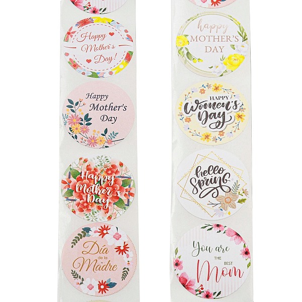 PandaHall Mother's Day 8 Styles Stickers Roll, Round Paper Adhesive Labels, Decorative Sealing Stickers for Gifts, Party, Mixed Color..., Multicolor
PandaHall Mother's Day 8 Styles Stickers Roll, Round Paper Adhesive Labels, Decorative Sealing Stickers for Gifts, Party, Mixed Color..., Multicolor