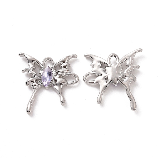 PandaHall Rack Plating Alloy Connector Charms, Butterfly Links with Glass, Platinum, Cadmium Free & Lead Free & Nickle Free, Lilac..., Purple
PandaHall Rack Plating Alloy Connector Charms, Butterfly Links with Glass, Platinum, Cadmium Free & Lead Free & Nickle Free, Lilac..., Purple
