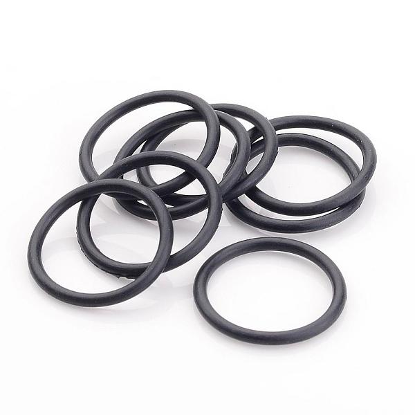 PandaHall Rubber O Ring Connectors, Linking Ring, Black, 21x1.5~2mm, Inner Diameter: 18mm Synthetic Rubber Ring Black
PandaHall Rubber O Ring Connectors, Linking Ring, Black, 21x1.5~2mm, Inner Diameter: 18mm Synthetic Rubber Ring Black