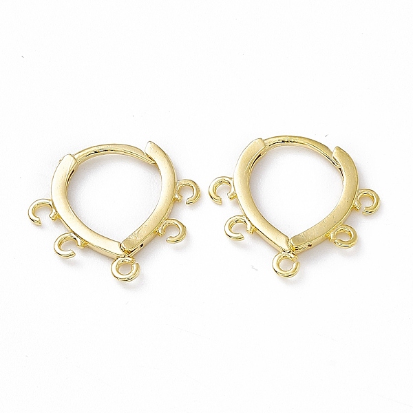 PandaHall Brass Hoop Earring Findings, with Horizontal Loops, Teardrop, Cadmium Free & Lead Free, Real 24K Gold Plated, 15x16x1.5mm, Hole...
PandaHall Brass Hoop Earring Findings, with Horizontal Loops, Teardrop, Cadmium Free & Lead Free, Real 24K Gold Plated, 15x16x1.5mm, Hole...