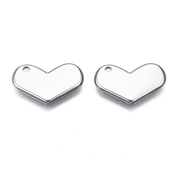PandaHall 316 Surgical Stainless Steel Pendants, Heart, Stainless Steel Color, 12x19.5x1.5mm, Hole: 1.8mm 316 Surgical Stainless Steel Heart
PandaHall 316 Surgical Stainless Steel Pendants, Heart, Stainless Steel Color, 12x19.5x1.5mm, Hole: 1.8mm 316 Surgical Stainless Steel Heart