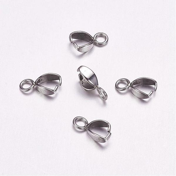 PandaHall 304 Stainless Steel Ice Pick Pinch Bails, Stainless Steel Color, 10.5x5x3mm, Hole: 2mm 304 Stainless Steel
PandaHall 304 Stainless Steel Ice Pick Pinch Bails, Stainless Steel Color, 10.5x5x3mm, Hole: 2mm 304 Stainless Steel