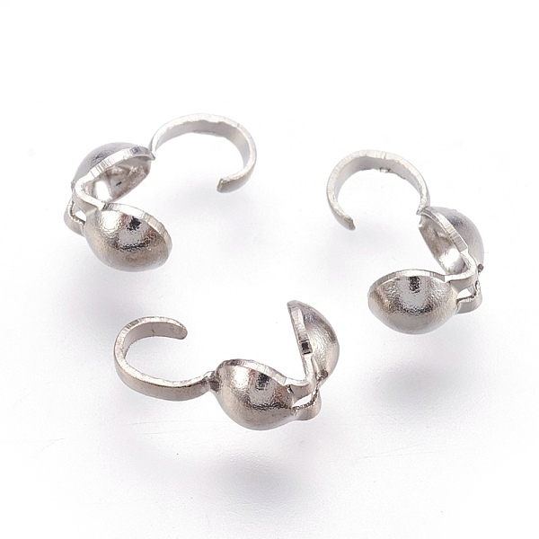PandaHall Brass Bead Tips, Calotte Ends, Clamshell Knot Cover, Platinum, 8.5x3.5x5mm, Inner Diameter: 2.5mm Brass
PandaHall Brass Bead Tips, Calotte Ends, Clamshell Knot Cover, Platinum, 8.5x3.5x5mm, Inner Diameter: 2.5mm Brass