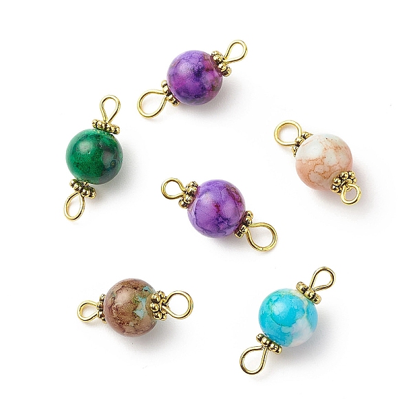 PandaHall Spray Painted Opaque Resin Connector Charms, with Alloy Daisy Spacer Beads and Double Iron Loops, Round, Mixed Color, Golden..., Multicolor
PandaHall Spray Painted Opaque Resin Connector Charms, with Alloy Daisy Spacer Beads and Double Iron Loops, Round, Mixed Color, Golden..., Multicolor