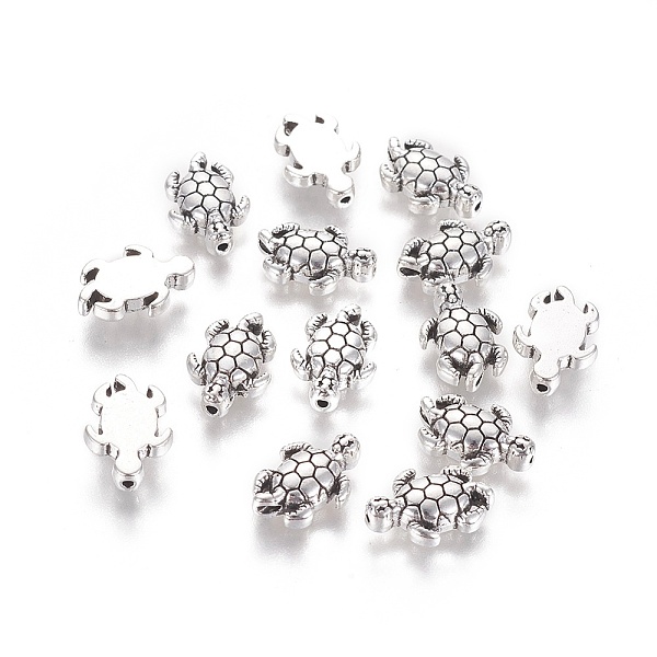 PandaHall Tibetan Style Alloy Beads, Tortoise, Cadmium Free & Lead Free, Antique Silver, 12.5x9x4mm, Hole: 1mm, about 1049pcs/1000g Alloy...
PandaHall Tibetan Style Alloy Beads, Tortoise, Cadmium Free & Lead Free, Antique Silver, 12.5x9x4mm, Hole: 1mm, about 1049pcs/1000g Alloy...