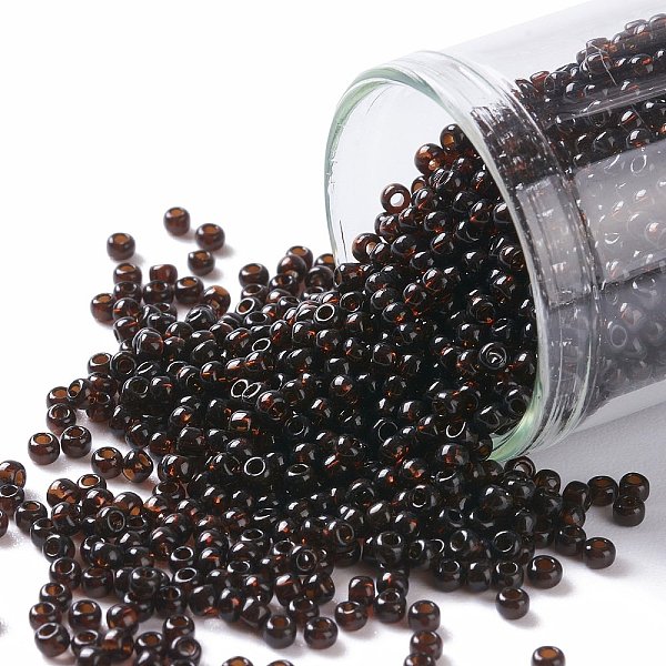 PandaHall TOHO Round Seed Beads, Japanese Seed Beads, (14) Transparent Root Beer Brown, 11/0, 2.2mm, Hole: 0.8mm, about 1110pcs/10g Glass...
PandaHall TOHO Round Seed Beads, Japanese Seed Beads, (14) Transparent Root Beer Brown, 11/0, 2.2mm, Hole: 0.8mm, about 1110pcs/10g Glass...