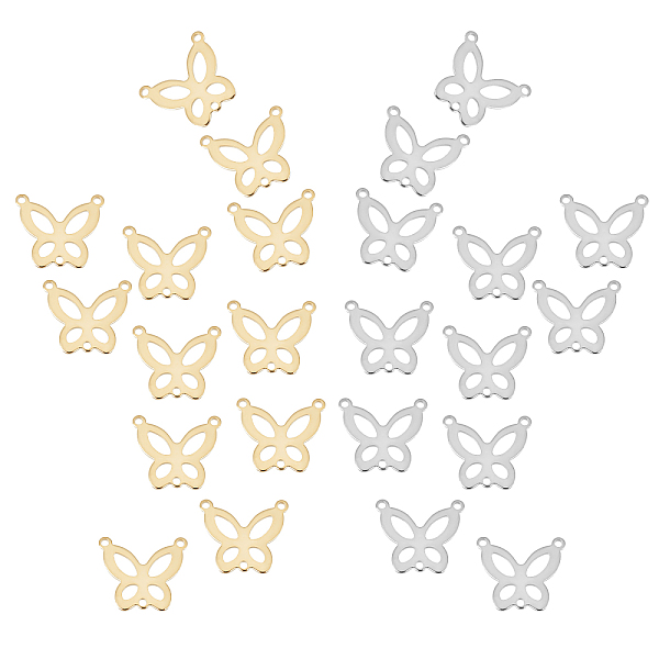 PandaHall UNICRAFTALE 24Pcs 2 Colors Butterfly Charms 304 Stainless Steel Hollow Butterfly Pendants 1.5mm Hole Dangle Charms Earring Charms...
PandaHall UNICRAFTALE 24Pcs 2 Colors Butterfly Charms 304 Stainless Steel Hollow Butterfly Pendants 1.5mm Hole Dangle Charms Earring Charms...