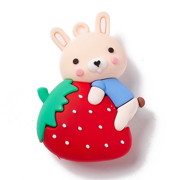PandaHall PVC Plastic Cartoon Big Pendants, Rabbit with Strawberry, Red, 50x38x19mm, Hole: 3mm PVC Rabbit Red
PandaHall PVC Plastic Cartoon Big Pendants, Rabbit with Strawberry, Red, 50x38x19mm, Hole: 3mm PVC Rabbit Red