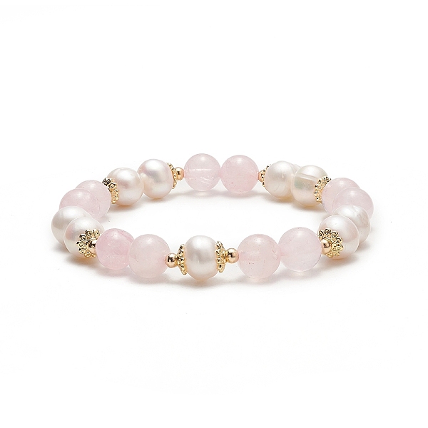 PandaHall Natural Rose Quartz & Pearl Round Beaded Stretch Bracelet for Women, Inner Diameter: 2 inch(5cm) Rose Quartz
PandaHall Natural Rose Quartz & Pearl Round Beaded Stretch Bracelet for Women, Inner Diameter: 2 inch(5cm) Rose Quartz